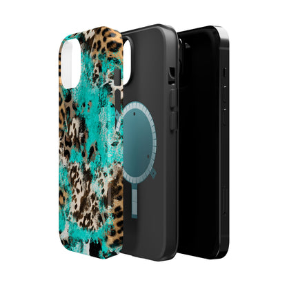 Aqua Splash Leopard - MagSafe iPhone Series Case