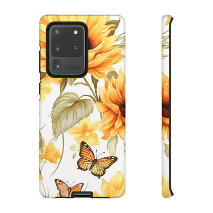 Sunflower & Butterfly Bliss - Samsung Galaxy  Series Case