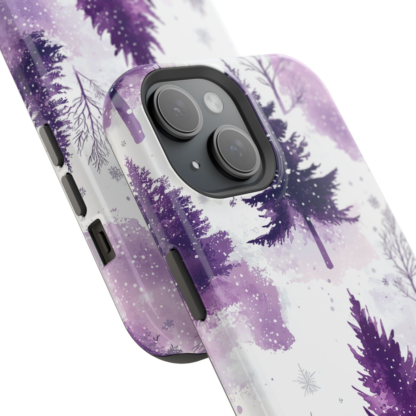 Purple Snowy Forest - MagSafe iPhone Series Case