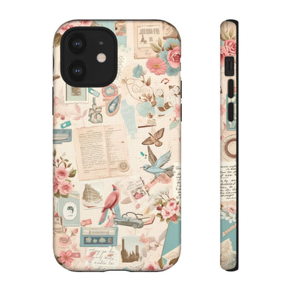 Vintage Collage iPhone Case - Retro Nostalgic Protective Cover