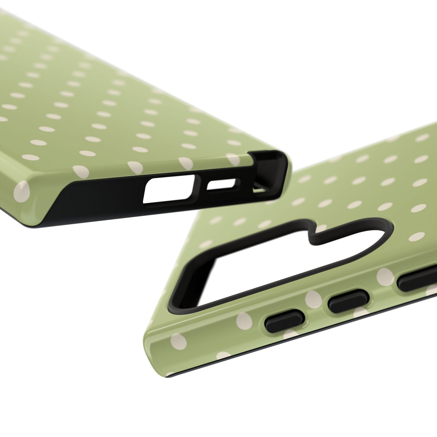 Sage Green Polka Dots – Samsung Galaxy Case