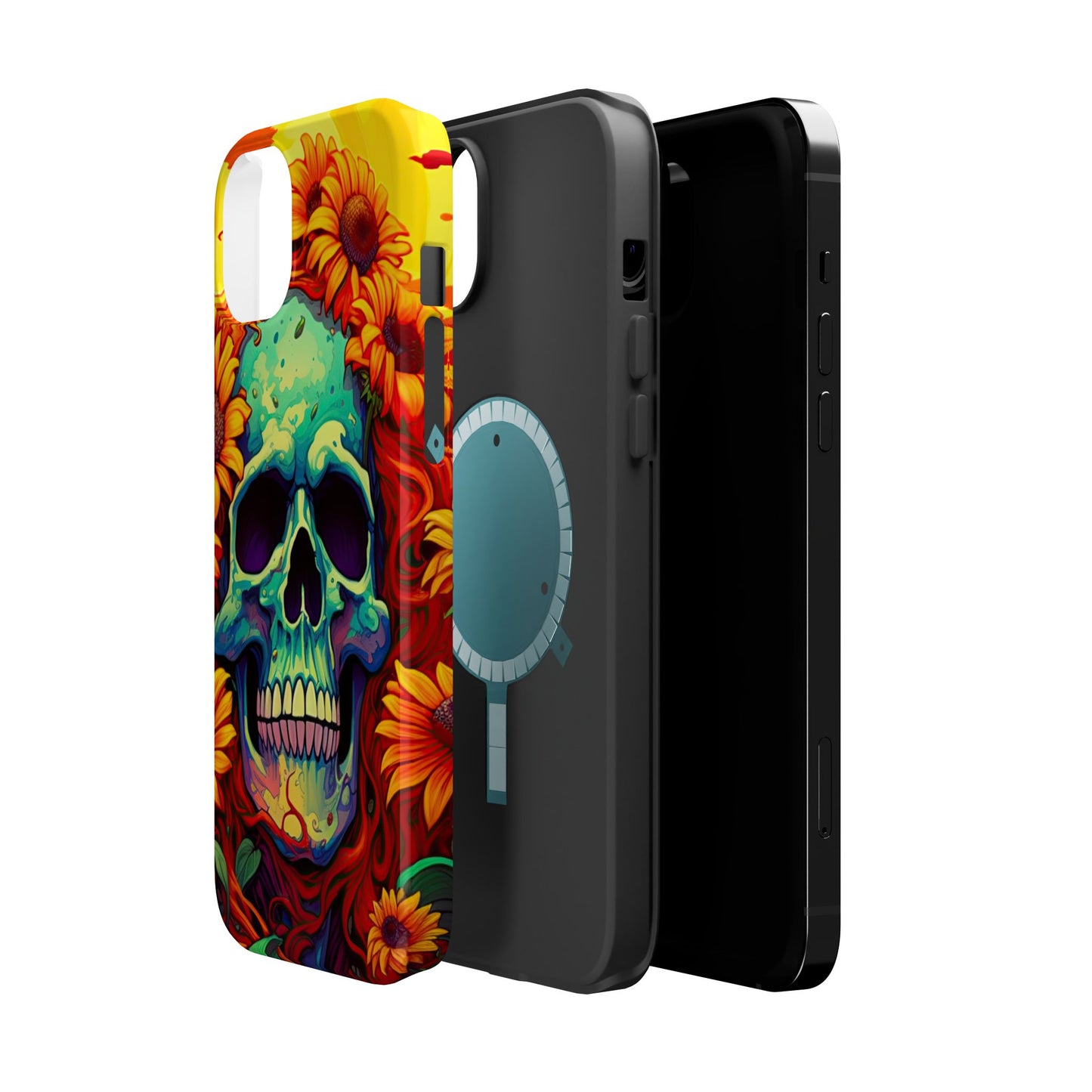 Sun Kissed Skull MagSafe iPhone Case