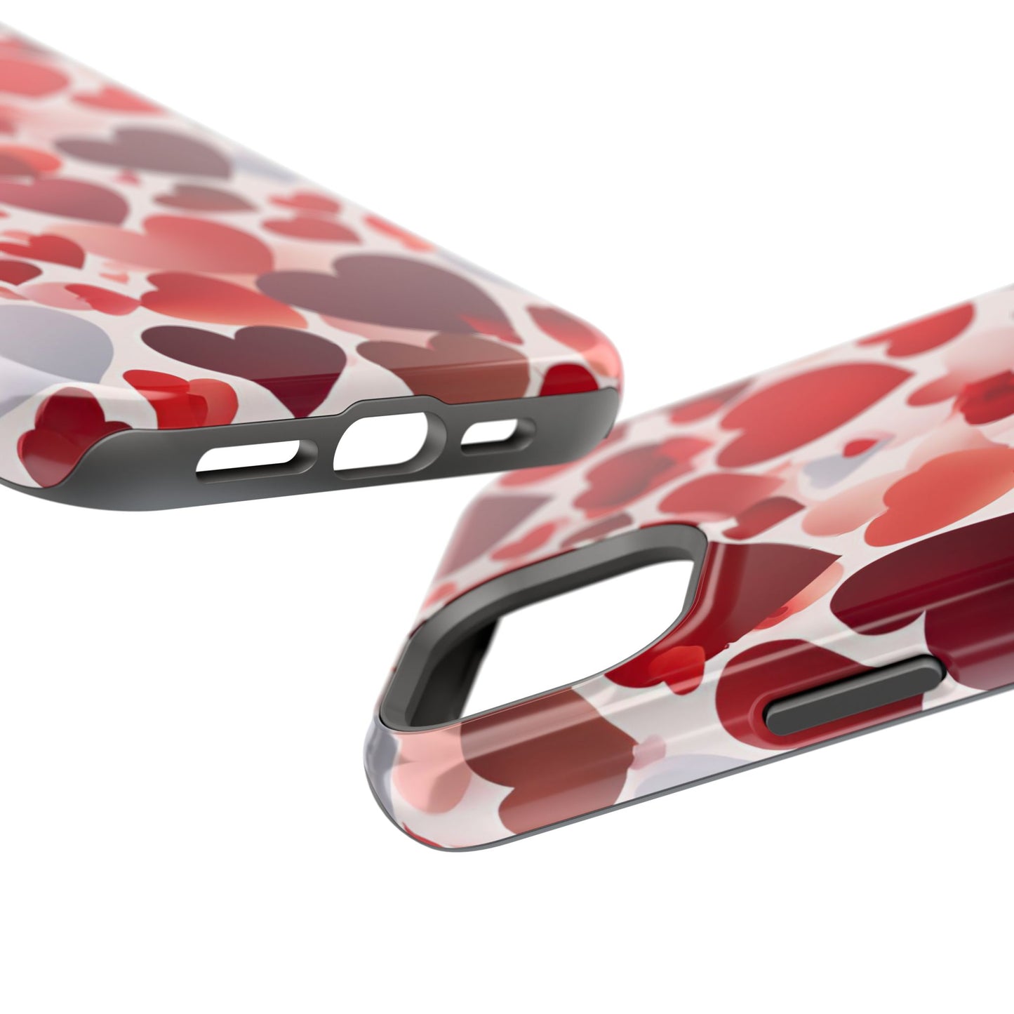 MagSafe Case: Romantic Red Heart Gradient Case