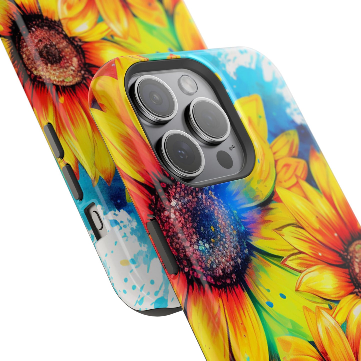 Vibrant Sunflower Splash - MagSafe iPhone Series Case