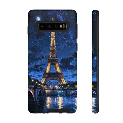 Samsung Galaxy Case - Eiffel Tower Under Starlit Sky Design