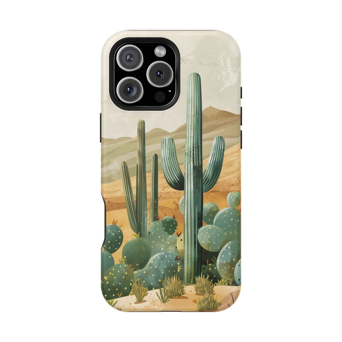 Desert Oasis Cactus iPhone Case