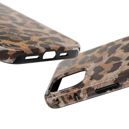 Vintage Distressed Leopard Print - iPhone Series Case