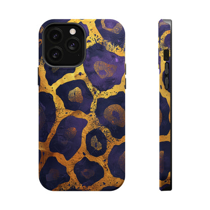 Regal Amethyst Leopard iPhone Case