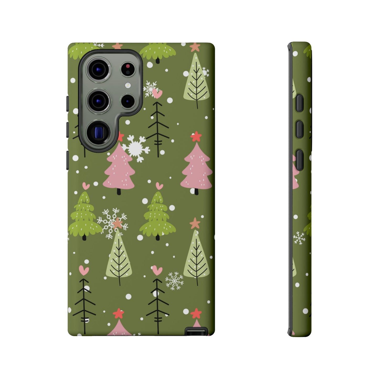 Whimsical Christmas Tree Pattern – Samsung Galaxy Series Case