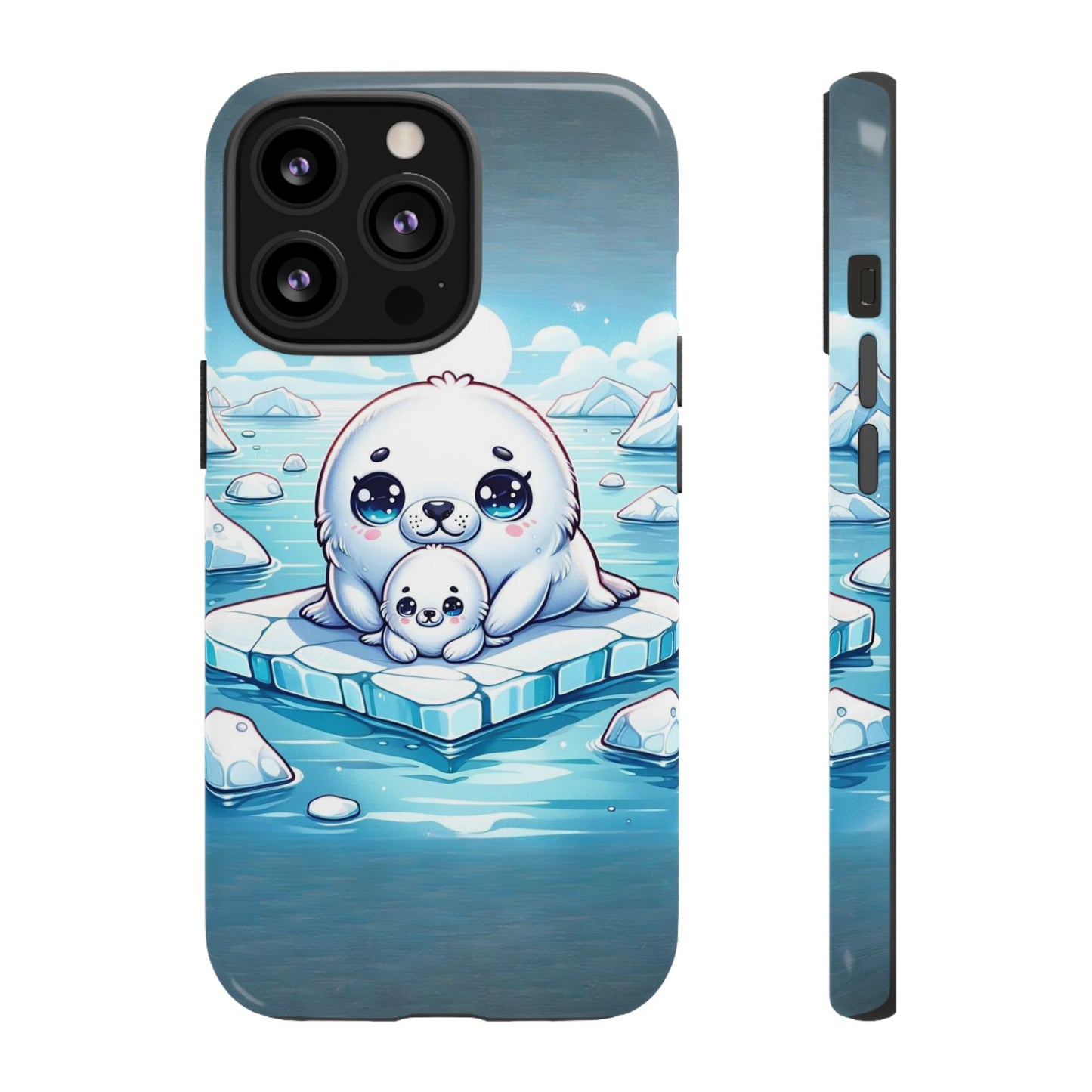 Arctic Embrace Seal iPhone Case