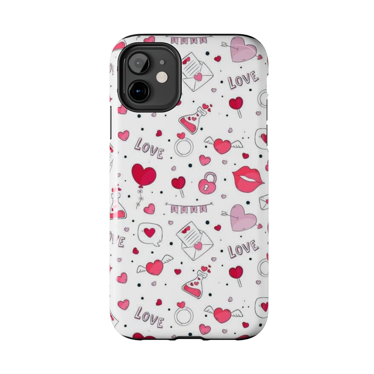 iPhone Case: Romantic Love-Inspired Icons Case