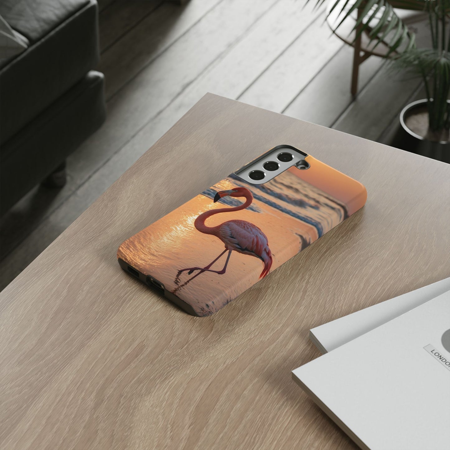 Island Beauty – Flamingo Samsung Galaxy Case