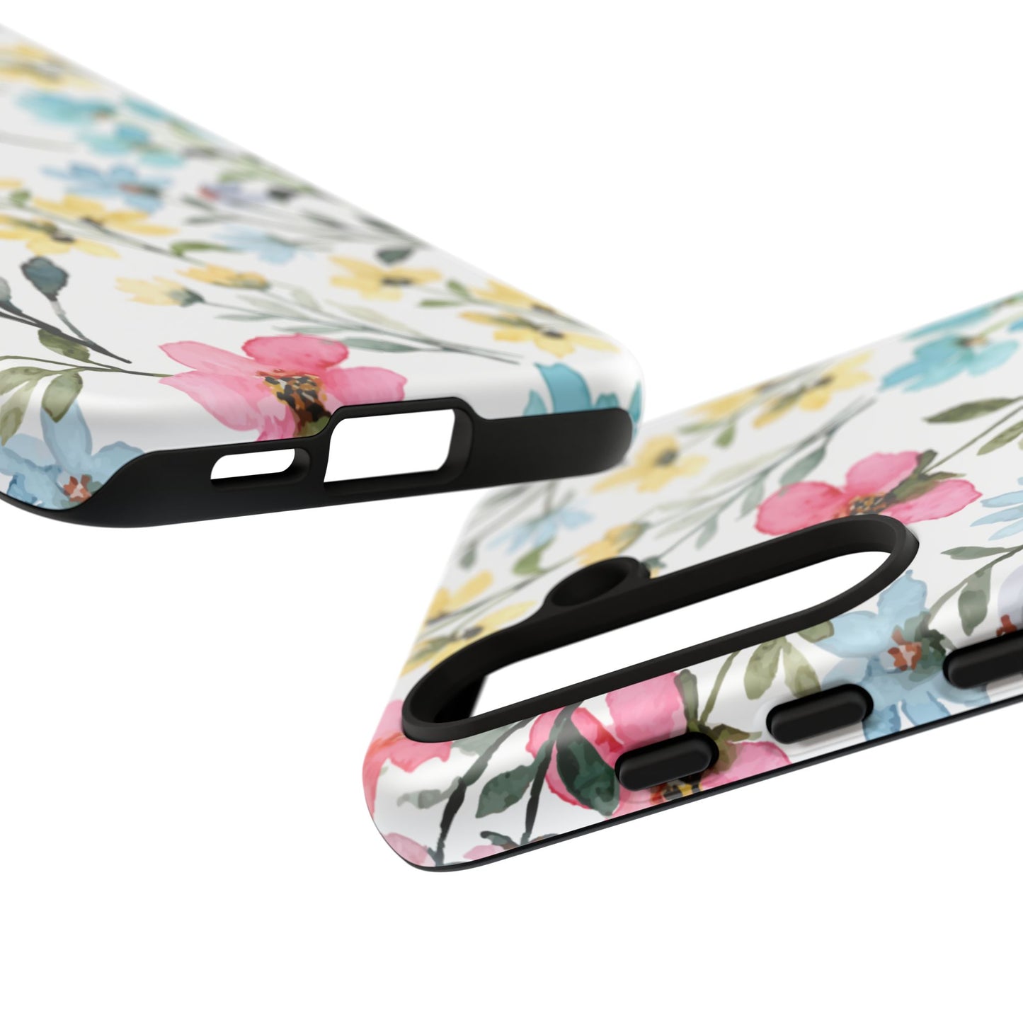 Watercolor Floral Bliss – Samsung Galaxy Case with Pastel Flower Design