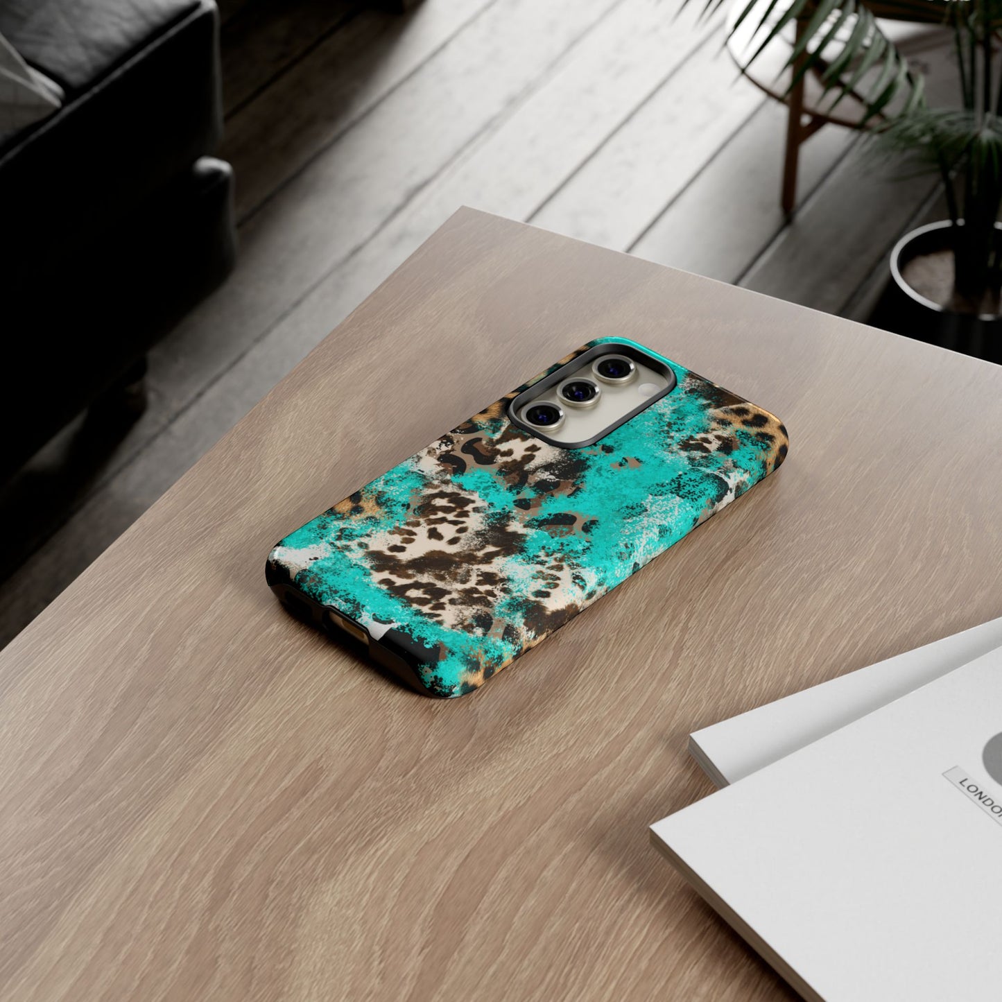 Aqua Splash Leopard - Samsung Galaxy Series Case