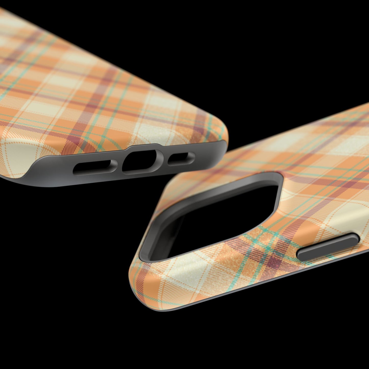 MagSafe Case - Warm Autumn Plaid Design