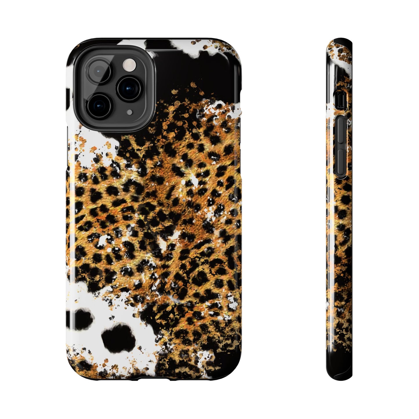 Bold Leopard Ink Splash - iPhone Series Case