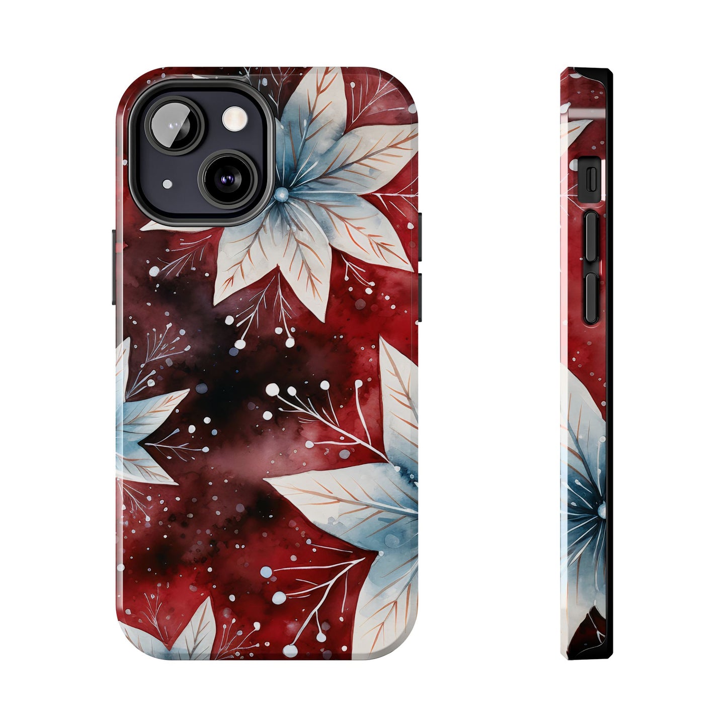 Winter Bloom Poinsettia – iPhone Case