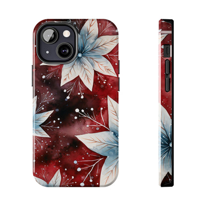 Winter Bloom Poinsettia – iPhone Case