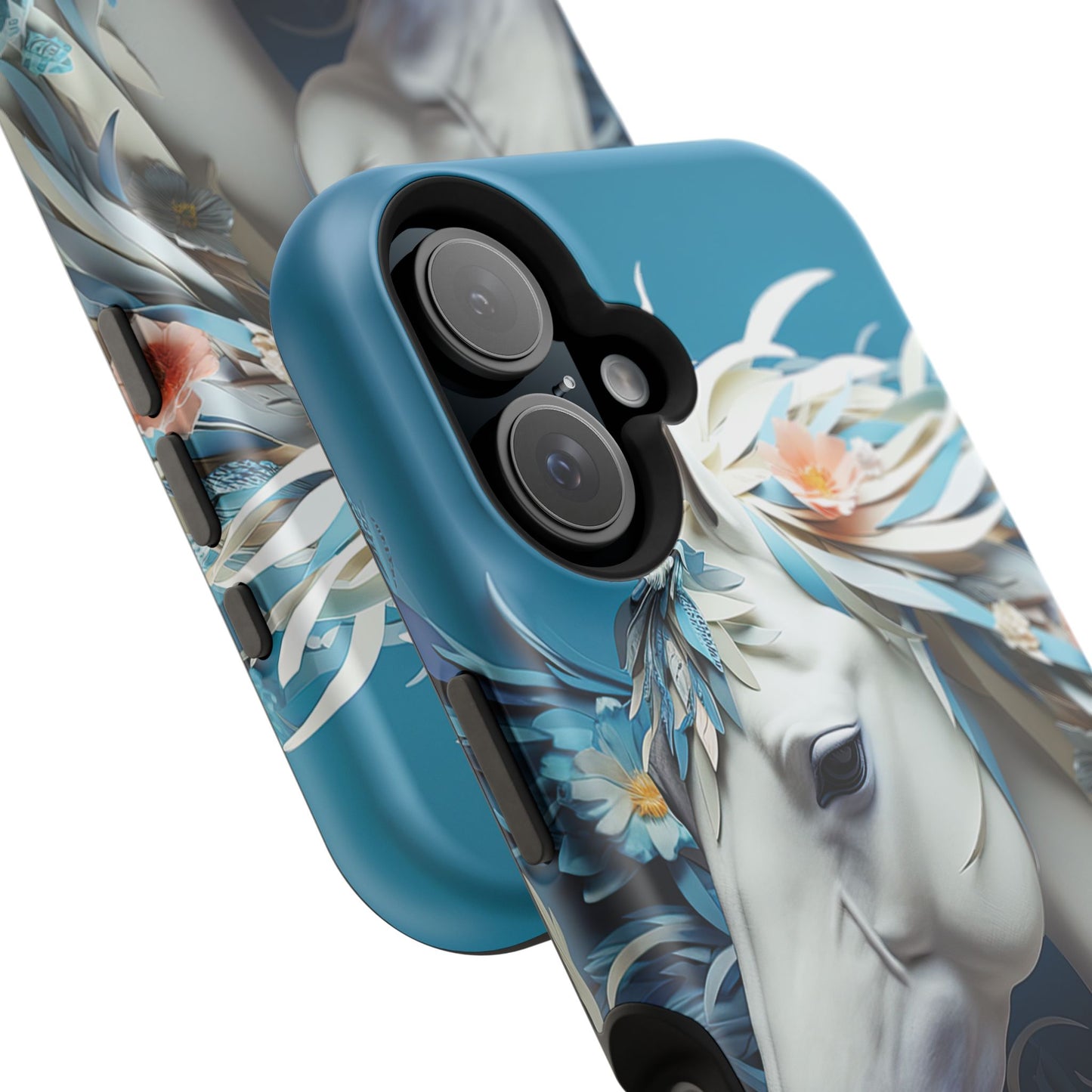 Floral Horse MagSafe iPhone Case