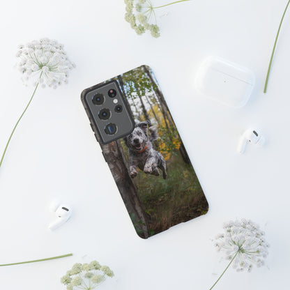 Happy Forest Dog iPhone Case – Nature-Inspired Protective Cover