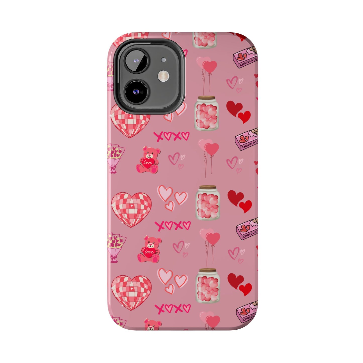 Pink Valentine Love Collage – iPhone Case