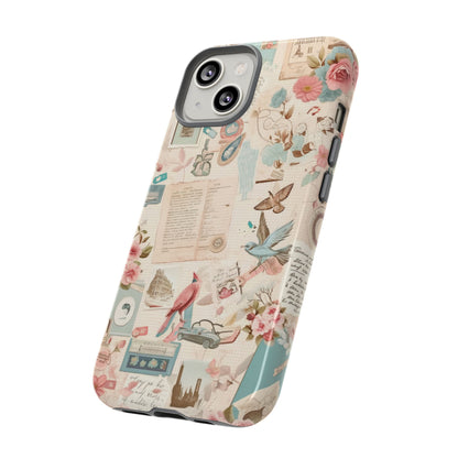 Vintage Collage iPhone Case - Retro Nostalgic Protective Cover