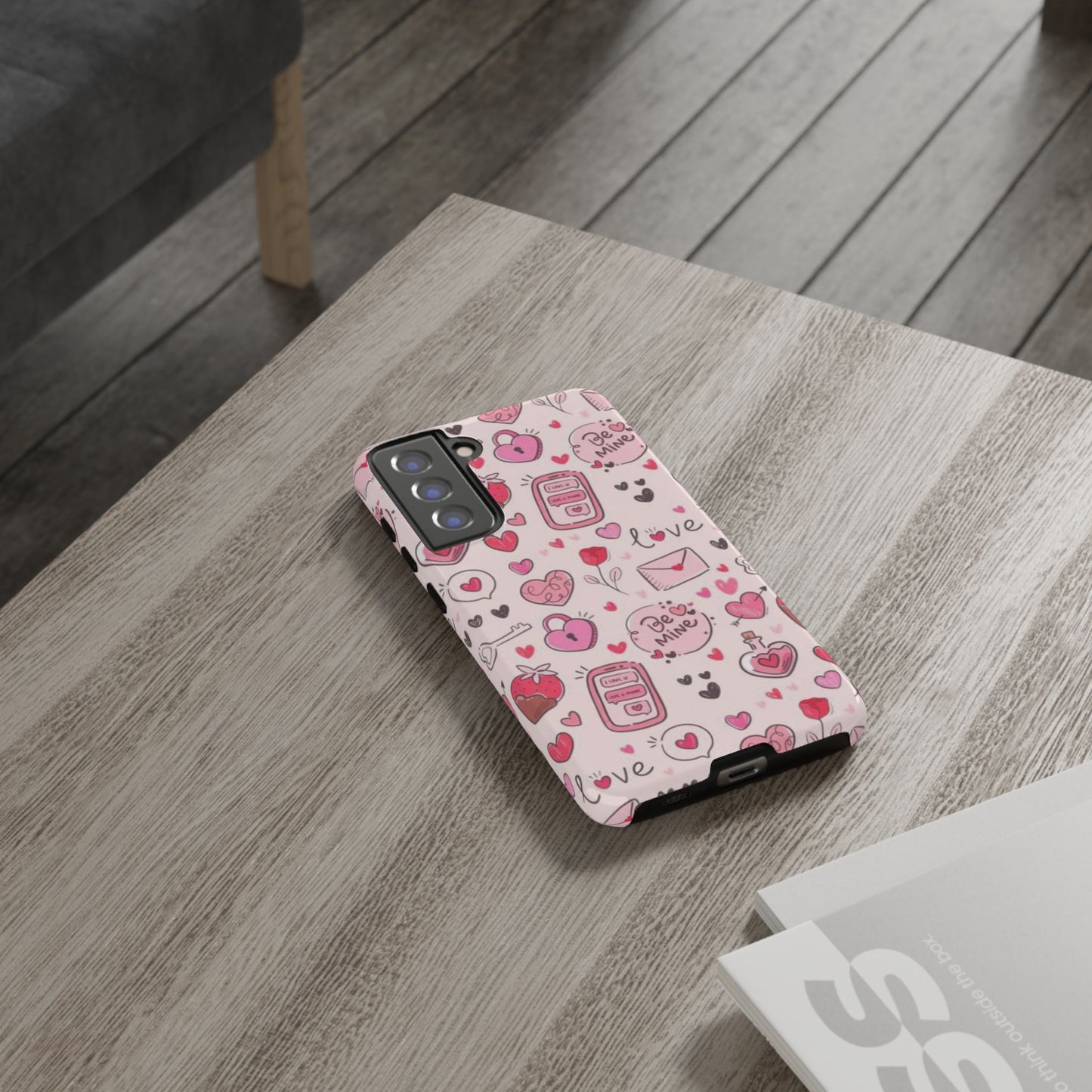 Samsung Galaxy Case: Playful Valentine's Day Icons Case