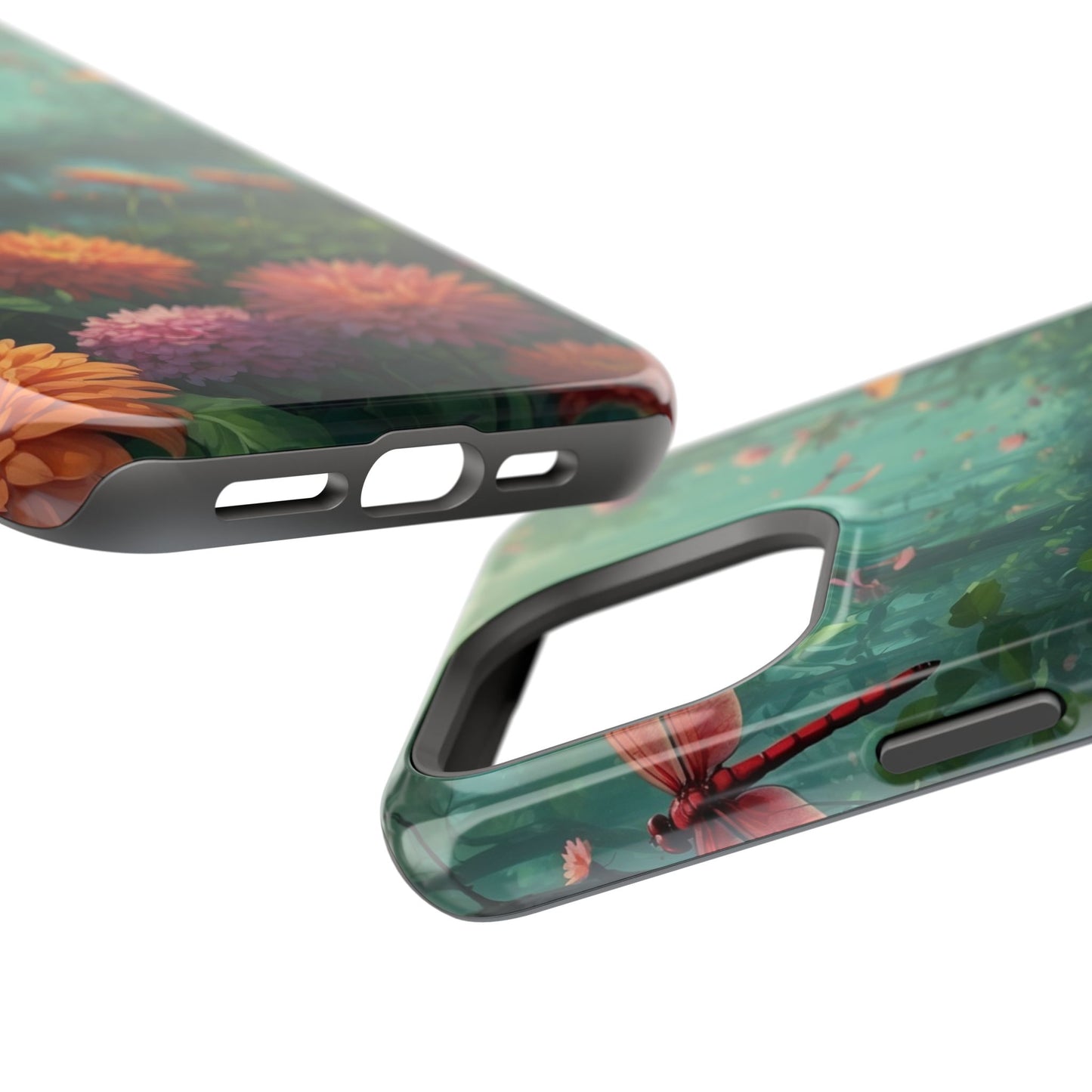 Enchanted Forest Dragonflies & Blossoms – MagSafe iPhone Series Case