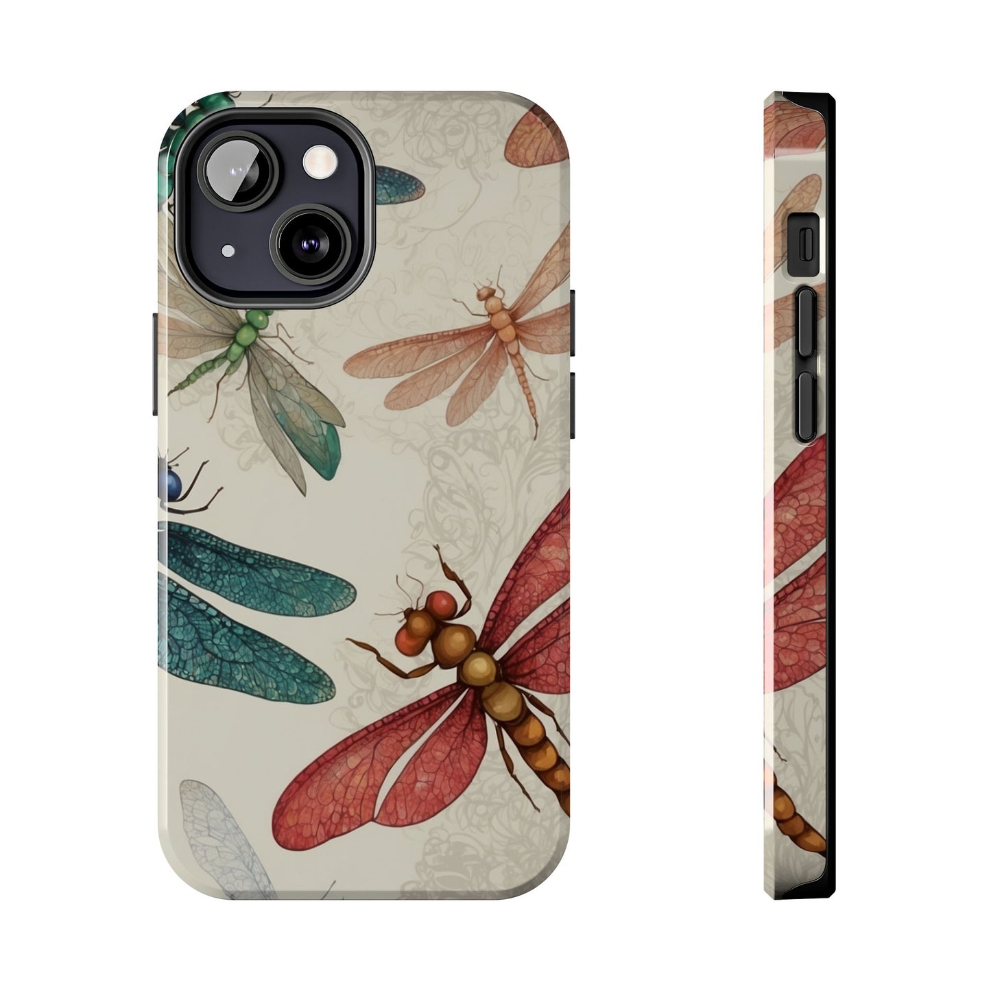 Vintage Dragonfly Garden – iPhone Series Case