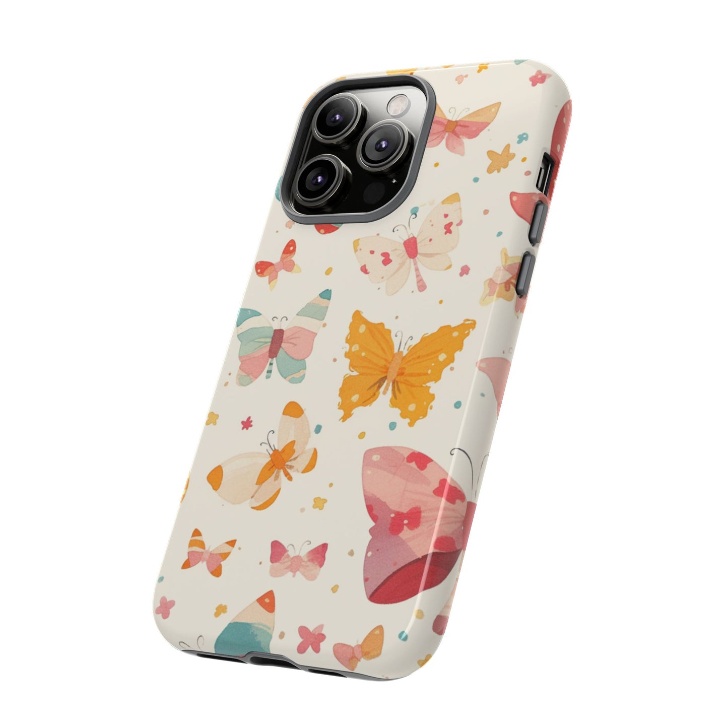 Coquette Watercolor Butterfly iPhone Case