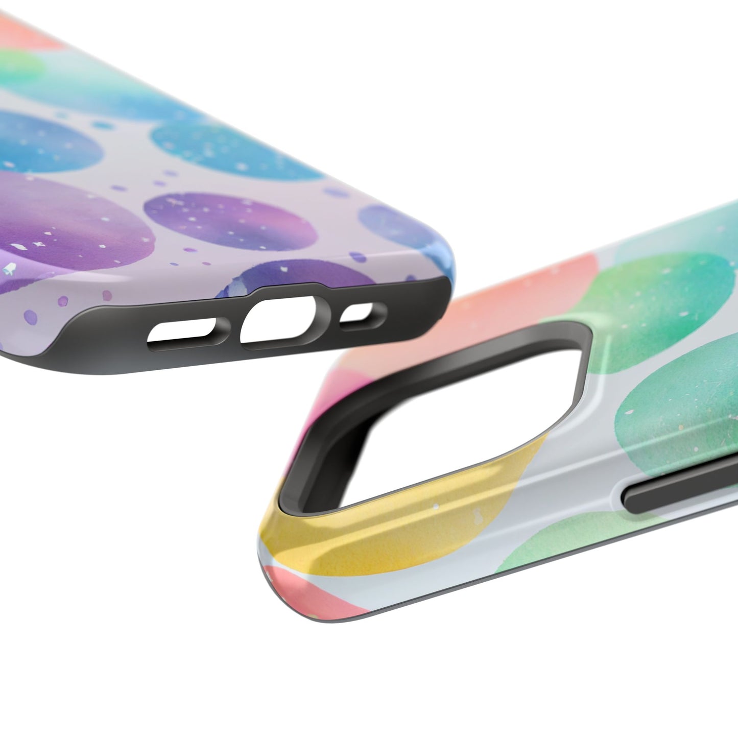 Pastel Galaxy Bubbles  MagSafe iPhone Case – Slim Design, Glossy Finish