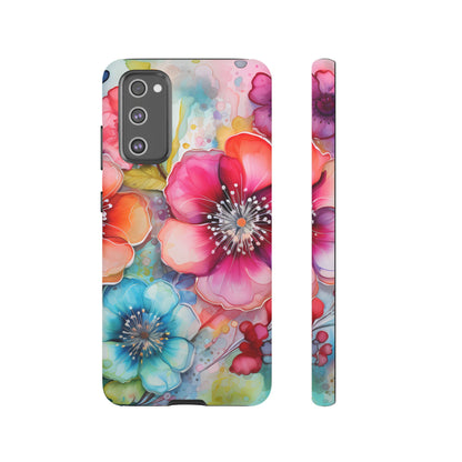 Vibrant Watercolor Floral Garden - Samsung Galaxy Series Case