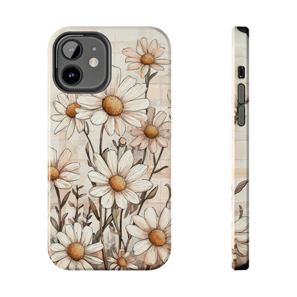 Pastel Daisy iPhone Case - Elegant Floral Protective Cover - BOGO Cases