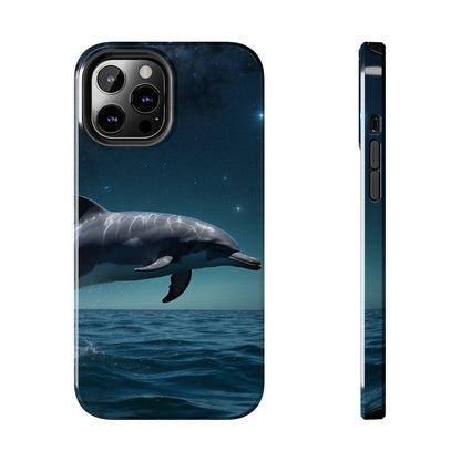 Midnight Ocean Dolphin - iPhone Case