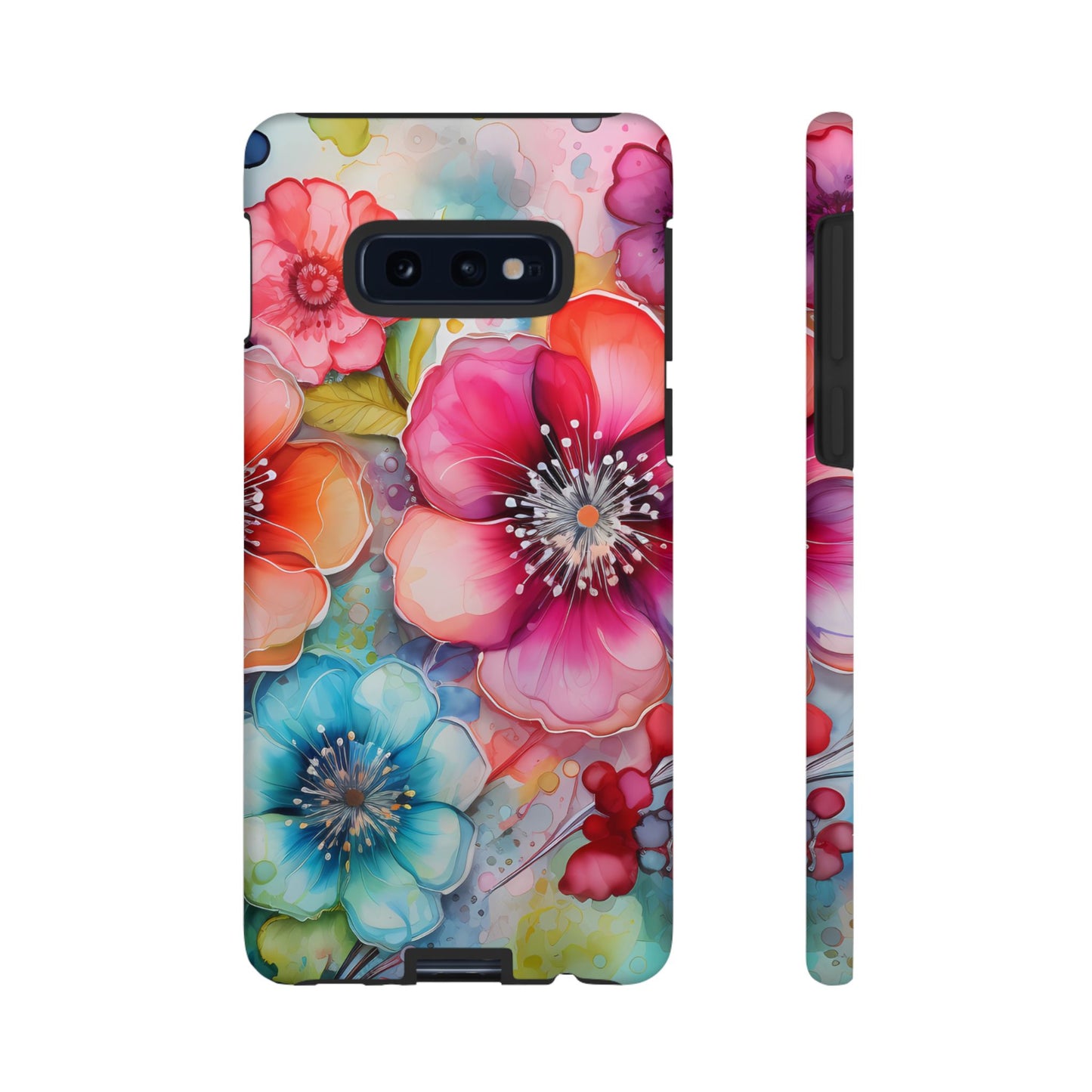 Vibrant Watercolor Floral Garden - Samsung Galaxy Series Case