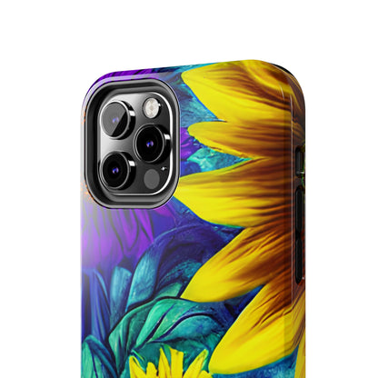 Purple & Gold Sunflower Dream - iPhone Series Case