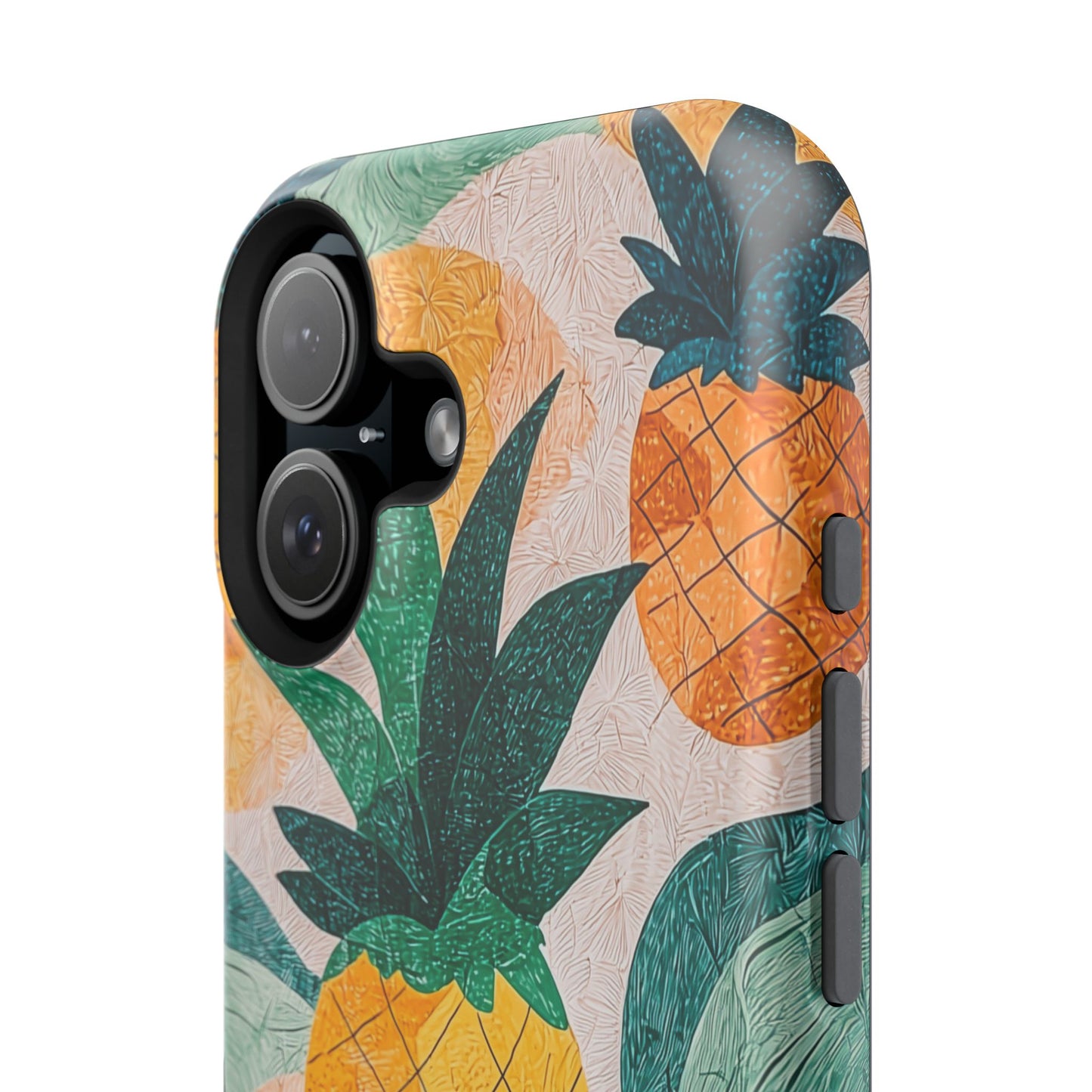 Tropical Pineapple MagSafe iPhone Case – Vibrant Fruit Design, Tough Dual-Layer Protection