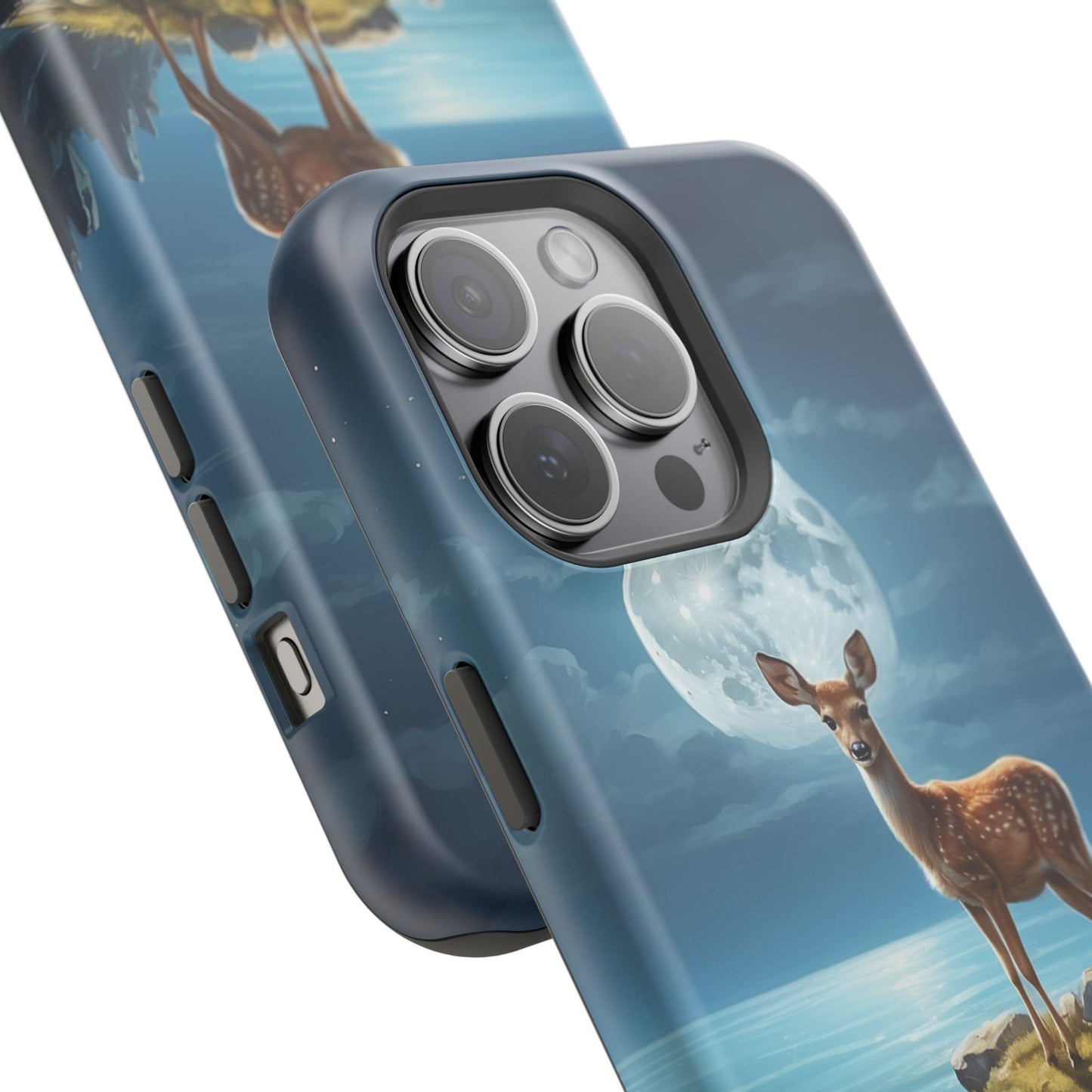 Enchanted Fawn Under the Moonlit Sky MagSafe iPhone Case