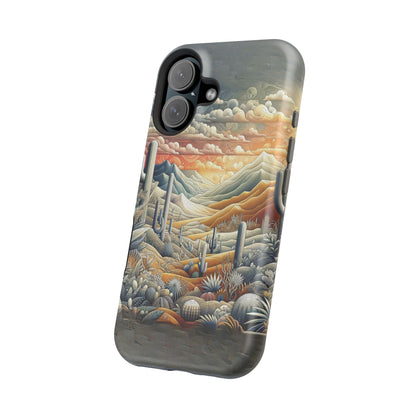 Rugged Elegance Cactus iPhone Case