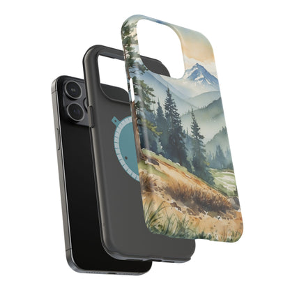 Tranquil Mountain Escape - MagSafe iPhone Case