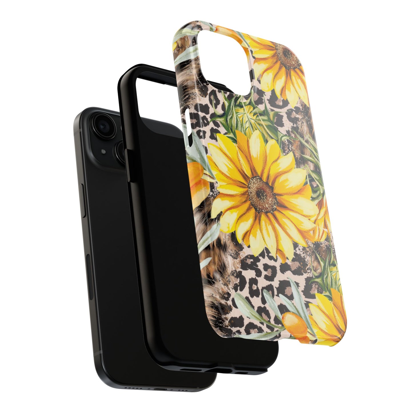 Leopard Sunflower Chic - iPhone Series Case