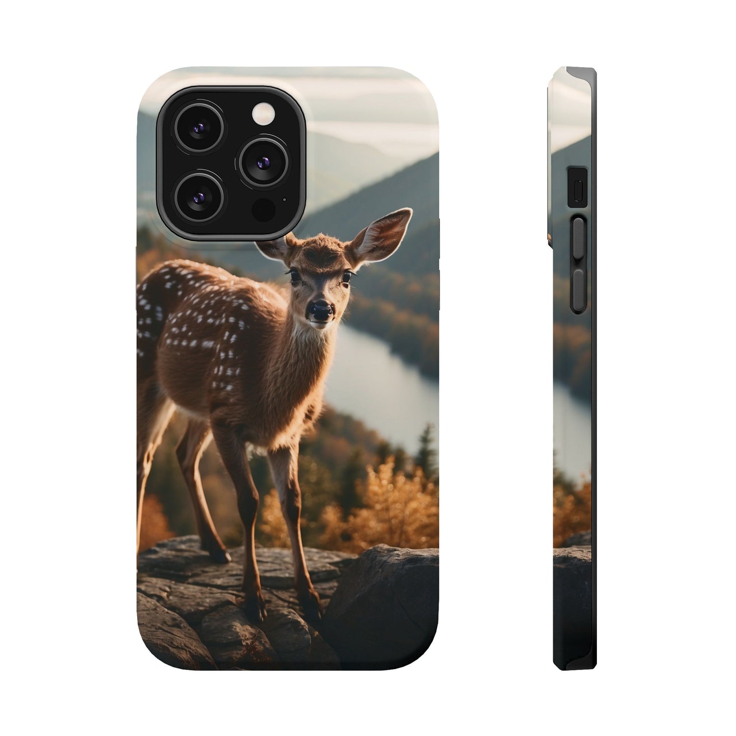 Whimsical Fawn in a Sunlit Forest MagSafe iPhone Case