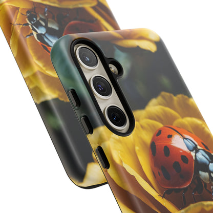 Samsung Galaxy Case: Ladybug on Yellow Petals