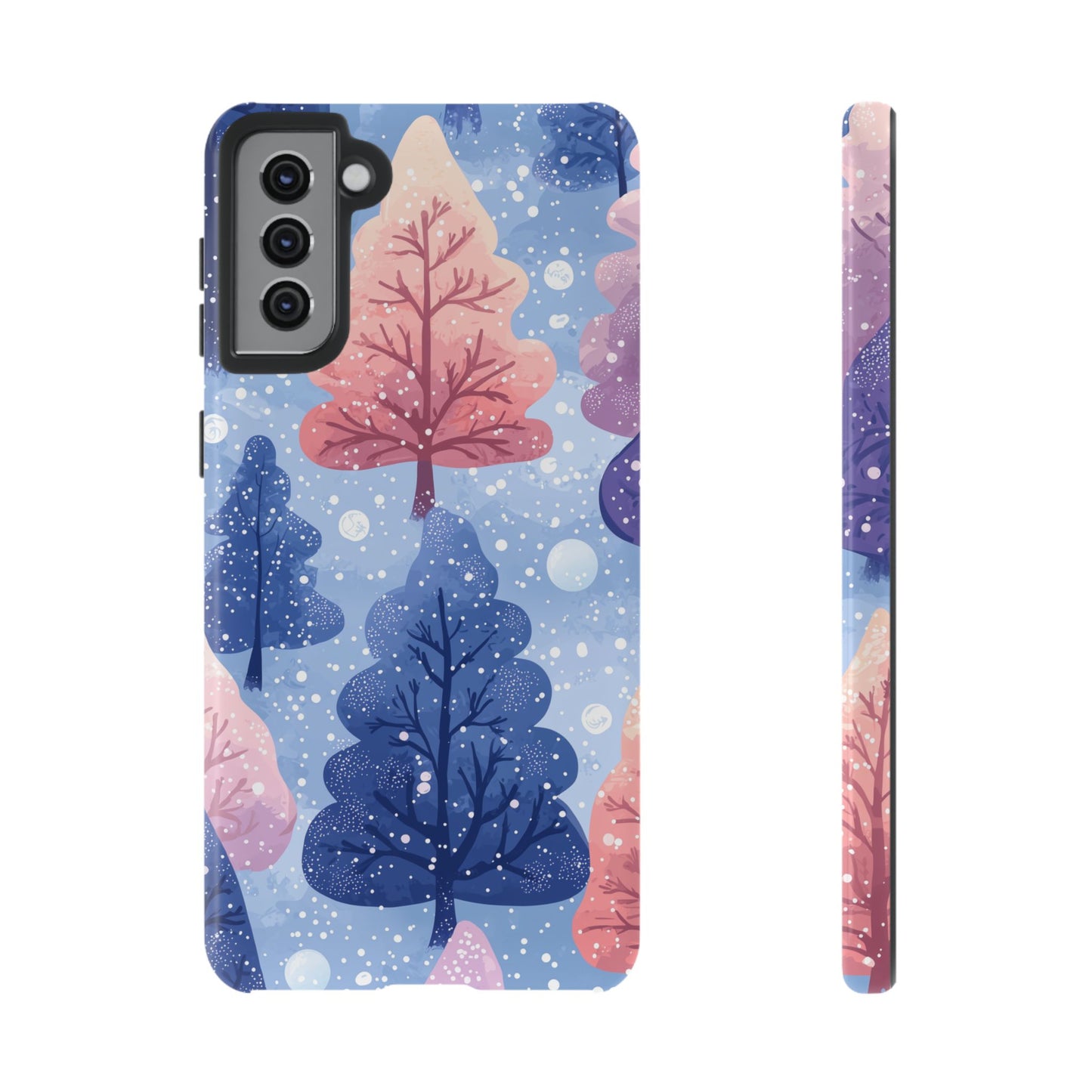 Pink & Purple Winter Wonderland - Samsung Galaxy Series Case