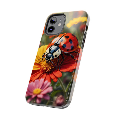 Ladybug on Orange Daisy - iPhone Series Case