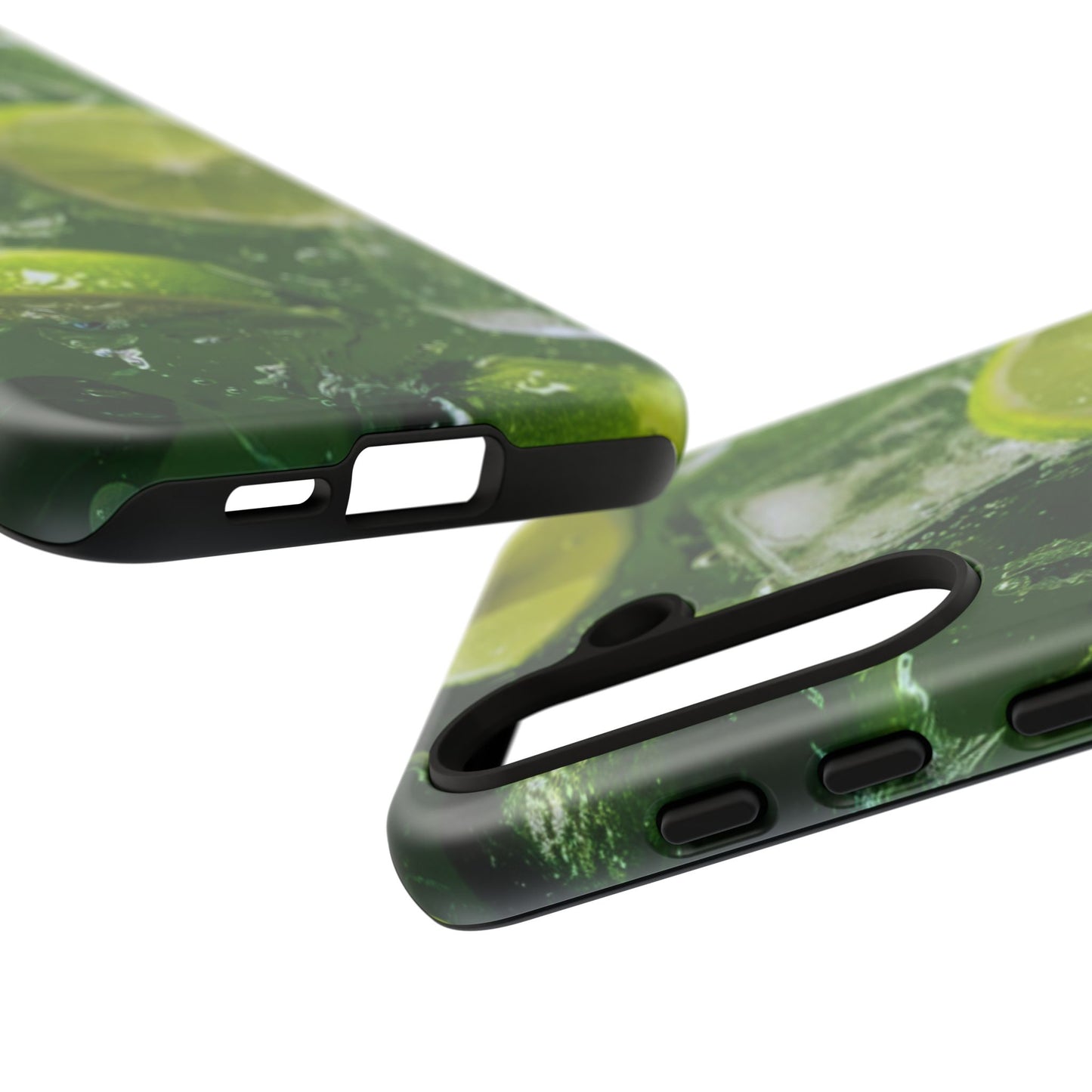 Refreshing Lime Splash Samsung Galaxy Case – Tough Protection, Vivid Dual-Layer Design