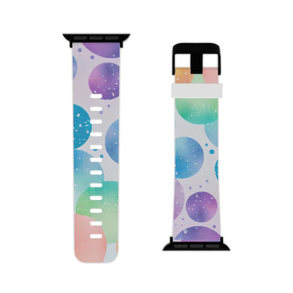 Pastel Galaxy Bubbles Apple Watch Band