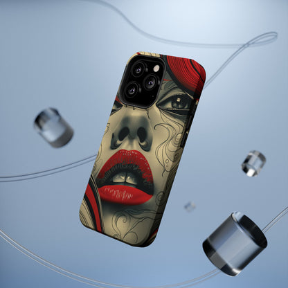 Bold Beauty Red Lips iPhone Case