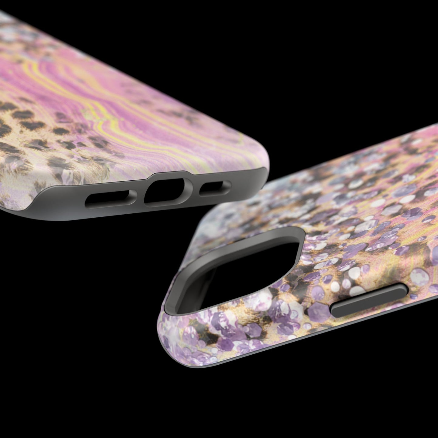 Glitter Glam Leopard – Magsafe iPhone Series Case