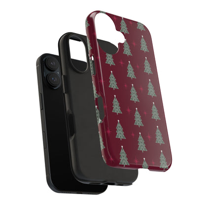 Retro Christmas Tree Pattern – iPhone Series Case